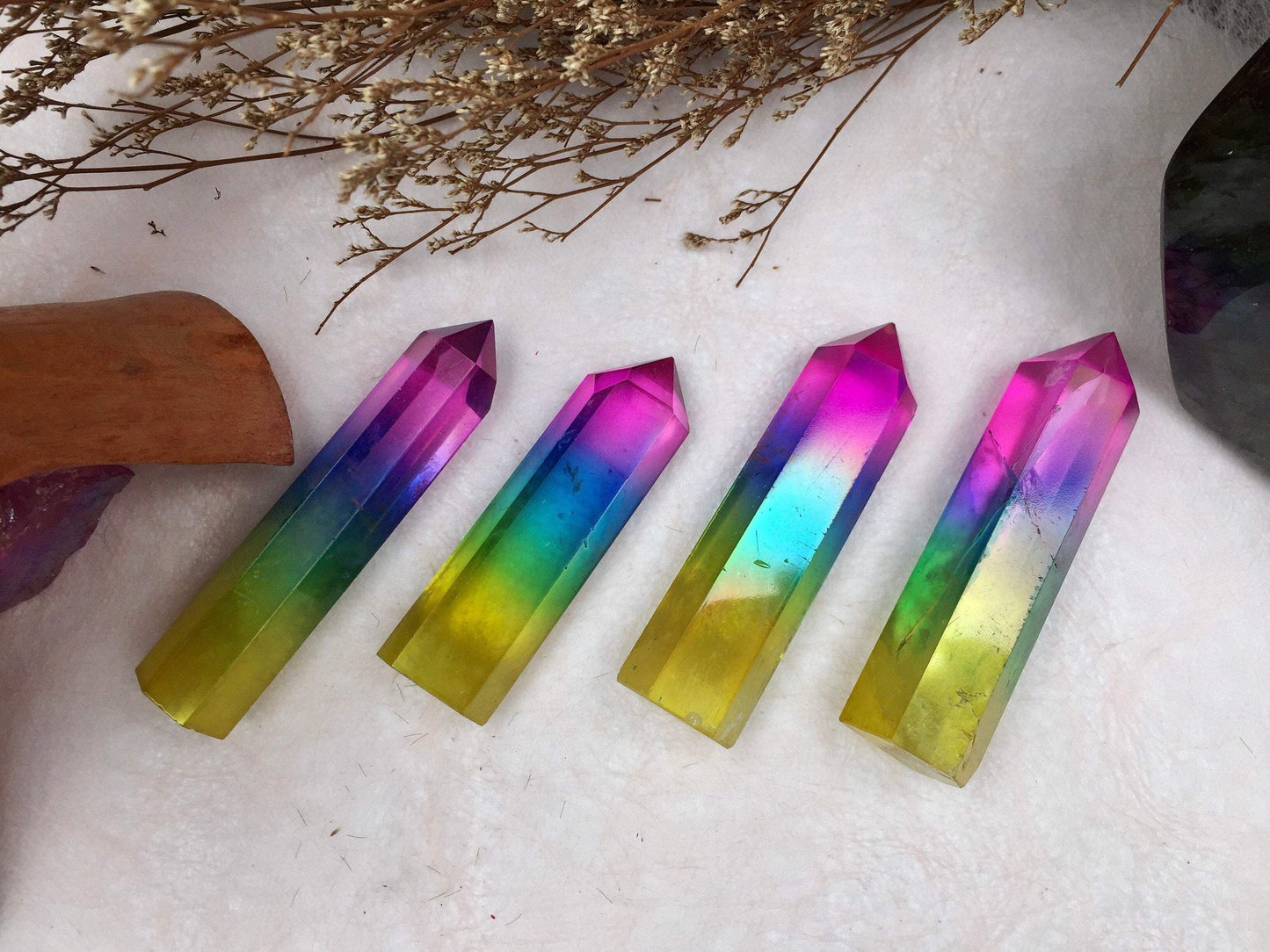 Clear Quartz Obelisk Tower - Arua Crystal for Meditation and Chakra Balancing