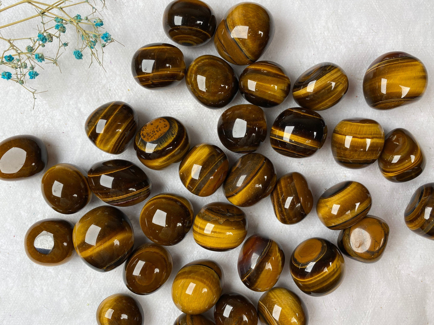 Tiger eye Tumble Stone 20-30mm 100g,Healing Crystal,Home Decor,For Gift