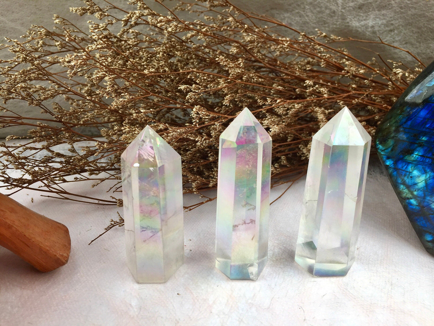 Aura Crystal quartz tower-point gifts for yourself and friends