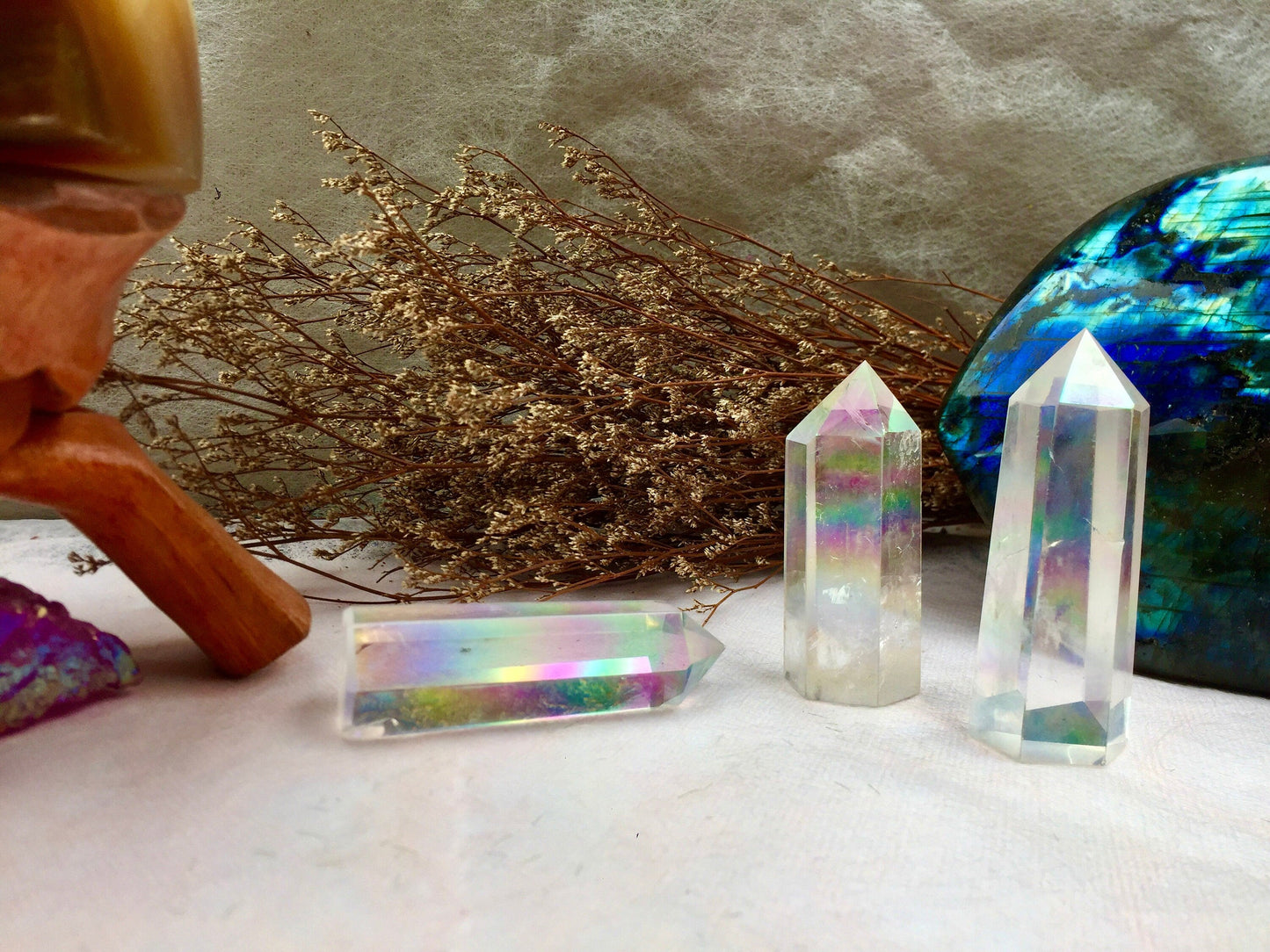 Aura Crystal quartz tower-point gifts for yourself and friends