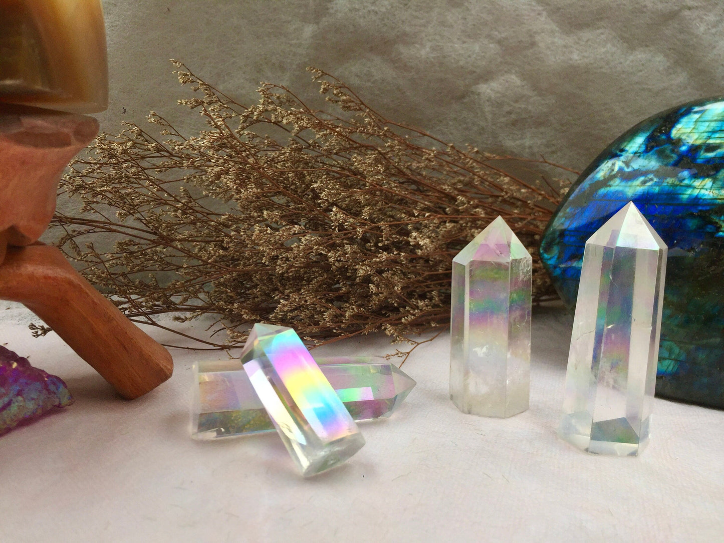 Aura Crystal quartz tower-point gifts for yourself and friends