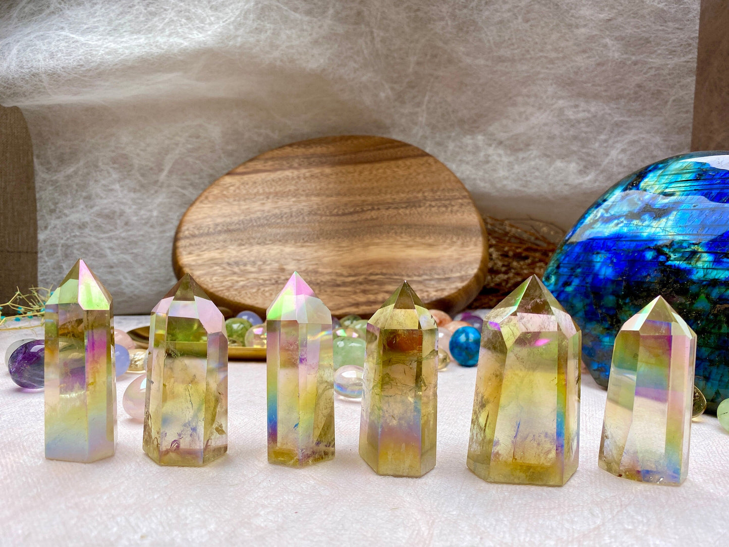 Citine Tower -point Crystal tower gift for friend