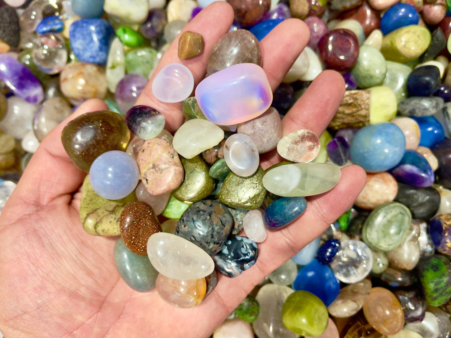 Mixed Tumble Stone Size 5-30mm healing crystals chakra crystals tumbled stone cabpchon stones