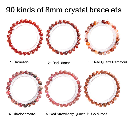 crystal bracelet 90 kinds of 8mm Natural bracelets 的副本