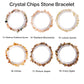 Natural crystal chips bracelet 100 kinds of bracelets 4PC