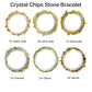 Natural crystal chips bracelet 100 kinds of bracelets 4PC