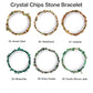 Natural crystal chips bracelet 100 kinds of bracelets 4PC