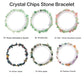 Natural crystal chips bracelet 100 kinds of bracelets 4PCs