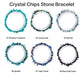 Natural crystal chips bracelet 100 kinds of bracelets 4PC