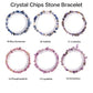 Natural crystal chips bracelet 100 kinds of bracelets 4PC