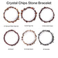 Natural crystal chips bracelet 100 kinds of bracelets 4PC