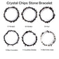 Natural crystal chips bracelet 100 kinds of bracelets 4PC