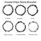 Natural crystal chips bracelet 100 kinds of bracelets 4PCs