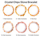 Natural crystal chips bracelet 100 kinds of bracelets 4PC