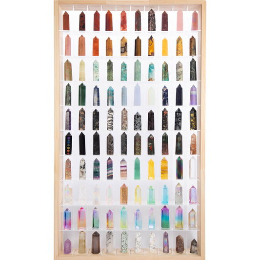 Crystal tower Wholesale nutural healing 100 kinds 400g 2