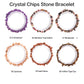 Natural crystal chips bracelet 100 kinds of bracelets No.1-70