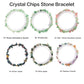 Natural crystal chips bracelet 100 kinds of bracelets No.71-100