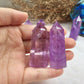 Natural Raw Amethyst Crystal Tower - Polished Healing and Energy Tower for Spiritual Reiki