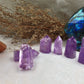 Natural Raw Amethyst Crystal Tower - Polished Healing and Energy Tower for Spiritual Reiki