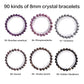 Crystal bracelet 90 kinds of 8mm Natural bracelets No.1-70