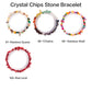 Natural crystal chips bracelet 100 kinds of bracelets No.1-70