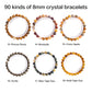 crystal bracelet 90 kinds of 8mm Natural bracelets