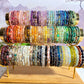 Crystal bracelet tumbled stretch healing gift for her for women 100 kinds No.71-100