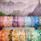 Crystal bracelet tumbled stretch healing gift for her for women 100 kinds No.71-100