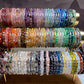 Crystal bracelet tumbled stretch healing gift for her for women No.1-70