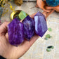 Amethyst Double Terminated Tower - Energy Healing, Spiritual Growth