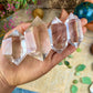 Double Terminated Clear Quartz Tower Energy Amplifier Reiki Crystal Home Decor Crystal