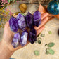 Drema Chevron Amethyst Double Terminated Tower