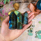 Labradorite Tower Metaphysical Crystal Reiki Mystical Intuition Stone