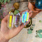 Aura Quartz Crystal Double Terminated Tower Healing Crystal Tower Meditation Tool Aura-Enhanced Quartz Crystal Obelisk