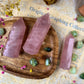 Rose Quartz Crystal tower  Love Attraction Crystal Rose Quartz Reiki Stone Soothing Energy Crystal
