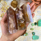 Flower agate tower Flower Agate Energy Flower Agate Healing Properties Flower Agate for Stress Relief