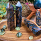 Red Que Sera Tower Que Sera Stone for Grounding Que Sera Stone for Psychic Protection Que Sera Crystal for Emotional Balance
