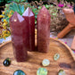 Strawberry Quartz Tower Strawberry Quartz Healing Strawberry Quartz Crystal Energy