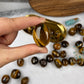 Tiger eye Tumble Stone 20-30mm 100g，Healing Crystal，Home Decor，For Gift