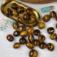 Tiger eye Tumble Stone 20-30mm 100g，Healing Crystal，Home Decor，For Gift