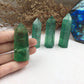 Green Fluorite Tower，Fluorite Point，Crystal Tower/Wand，Healing Crystal，Reiki Chakra Stone，Home Decor，For Giftwa