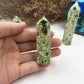 Rainforest Tower,Rainforest Point，Crystal Tower/Wand，Healing Crystal，Reiki Chakra Stone，Home Decor，For Gift