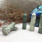 Dendritic Jade Tower,Dendritic Jade Point,Crystal Tower/Wand,Healing Crystal,Reiki Chakra Stone,Home Decor,For Gift