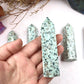Kiwi Jasper Tower,Kiwi Jasper Point,Crystal Tower/Wand,Healing Crystal,Reiki Chakra Stone,Home Decor,For Gift