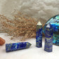 Lapis Lazuli Tower Blue Gemstone Crystal for Meditation Healing Energy, Spiritual Decor, Reiki Charged, Home Office Accent, Unique Gift Idea