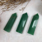 Green Aventurine Tower,Green Aventurine Point,Crystal Tower/Wand,Healing Crystal,Reiki Chakra Stone,Home Decor,For Gift