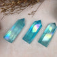 Blue Aura Crystal Quartz Tower Points New Home Party Wedding Gifts for Self and Friends