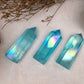 Blue Aura Crystal Quartz Tower Points New Home Party Wedding Gifts for Self and Friends