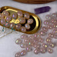Aura Rose Quartz Tumble Stone 20-30mm 100g，Healing Crystal，Home Decor，For Gift