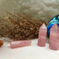 Rose Quartz Tower, Meditation Crystal, Love Attraction, Healing Stone, Spiritual Decor, Yoga Accessory, Unique Gift, Crystal Therapy, Home